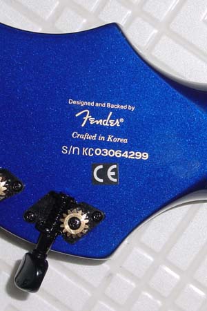 Ashbory by Fender Headstock
